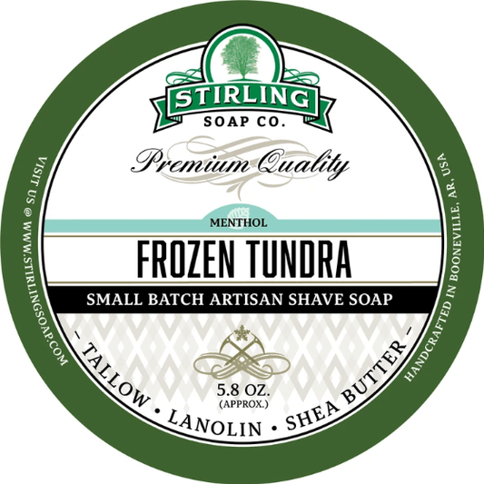 Stirling Soap Co. Frozen Tundra Shaving Collection Shaving Set Pasteur Pharmacy Shaving Soap 5.8 oz