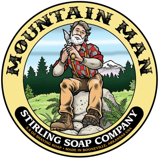 Stirling Soap Co. Mountain Man Shaving Collection Shaving Set Pasteur Pharmacy Shaving Soap 5.8oz