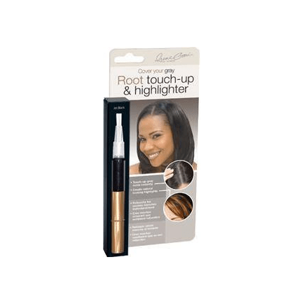 Irene Gari Cover Your Gray for Women Root Touch Up & Highlighter Jet Black 0.07 Oz Hair Color Pasteur Pharmacy