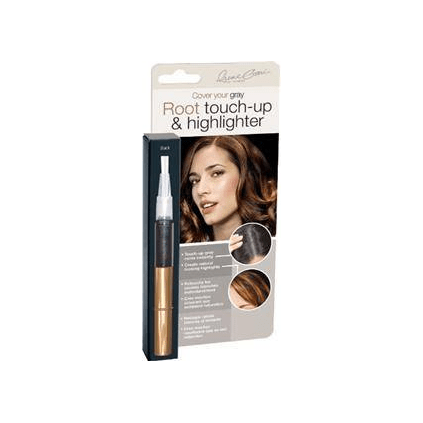 Irene Gari Cover Your Gray for Women Root Touch Up & Highlighter Black 0.07 Oz Hair Color Pasteur Pharmacy