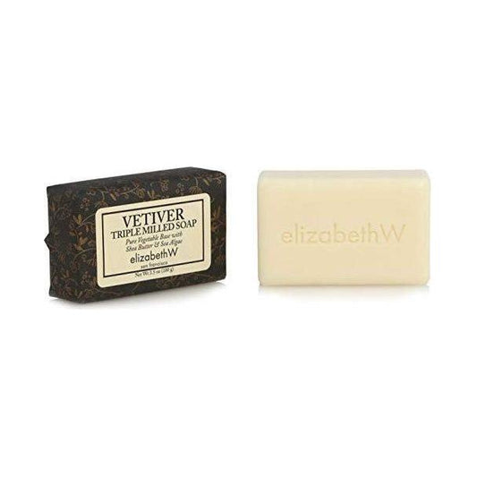 Elizabeth W Vetiver Triple Milled Bath Bar Soap 3.5oz Bath Bar Soap Pasteur Pharmacy