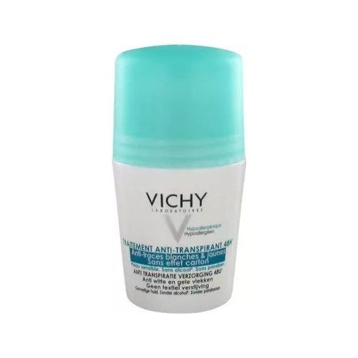 Vichy 48HR Anti-Transpirant Anti-Stains Roll-On Deodorant 50ml Roll-On Deodorant Pasteur Pharmacy
