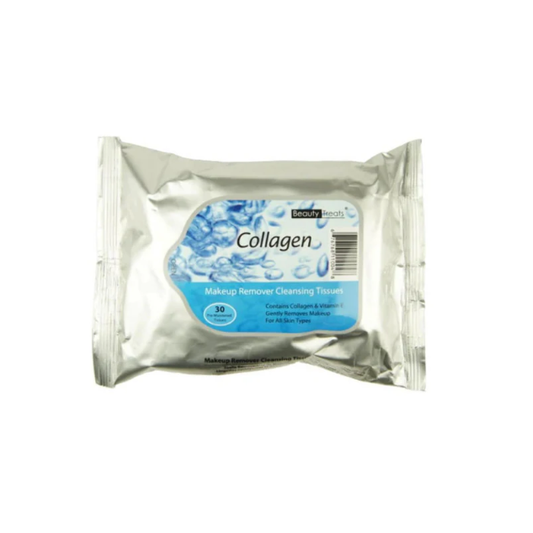 Beauty Treats Collagen Makeup Remover Cleansing Tissues - 30 ct Cleansing Tissues Pasteur Pharmacy