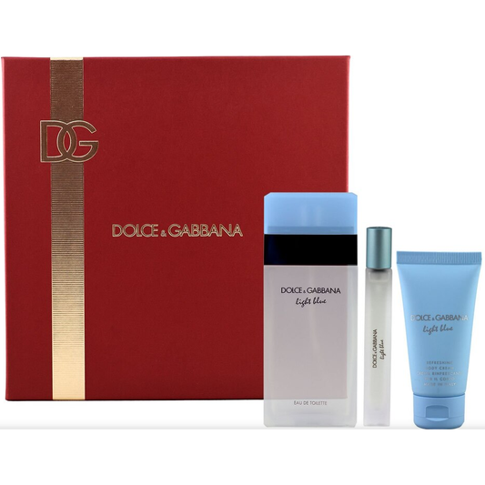 Dolce & Gabbana Light Blue 3-Piece Fragrance Gift Set for Women Health & Beauty Pasteur Pharmacy