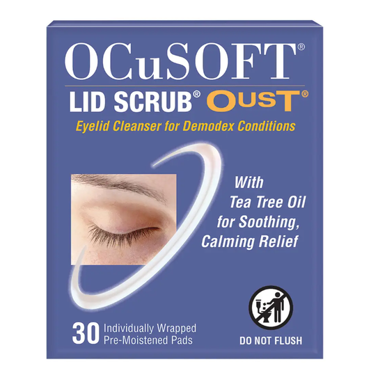 Ocusoft Demodex Cleanser Extra Strength Pads 30 Count Eye Cleanser Pads Pasteur Pharmacy
