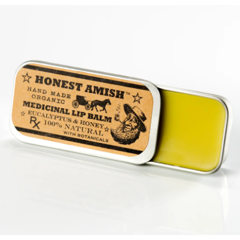 Honest Amish Eucaliptus & Honey Medicinal Lip Balm Lip Balm Pasteur Pharmacy