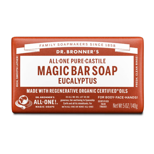 Dr. Bronner's Pure Castile Soap Bar Eucalyptus 5 oz Soap Bar Pasteur Pharmacy