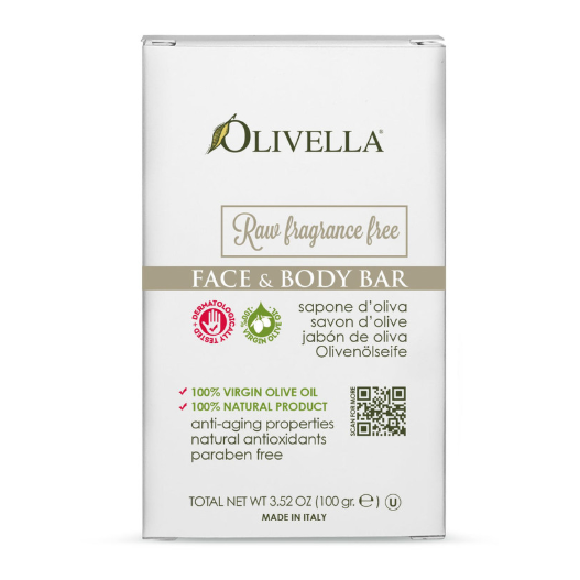 Olivella Fragrance Free Face and Body Bar 3.52 oz Face and Body Bar Pasteur Pharmacy