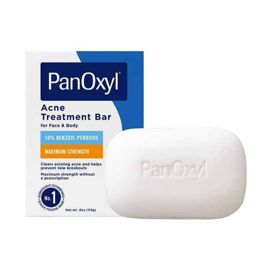 PanOxyl Acne Treatment Bar Max Strength 10% Benzoyl Peroxide 4 Oz Skin Care Pasteur Pharmacy