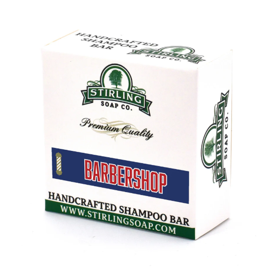 Stirling Soap Co. Barbershop Shampoo Bar 3.8 Oz Shampoo Bar Pasteur Pharmacy