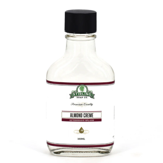 Stirling Soap Co. Almond Creme Shaving Collection Shaving Set Pasteur Pharmacy Aftershave Splash 100ML