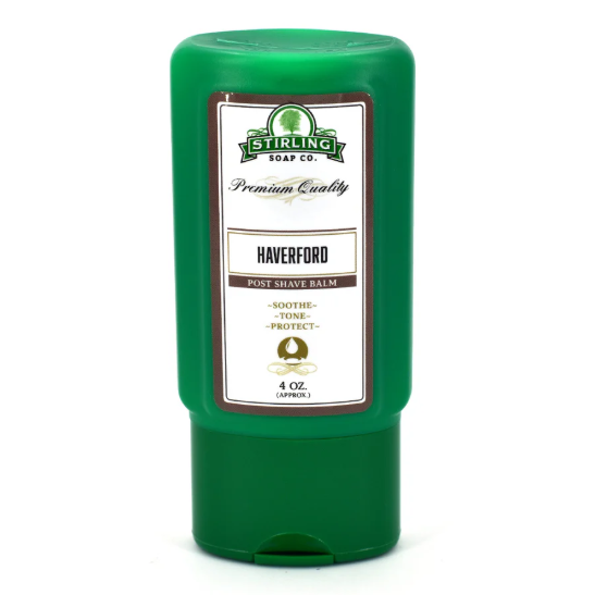 Stirling Soap Co. Haverford Shaving Collection Shaving Set Pasteur Pharmacy Post Shave Balm 4oz
