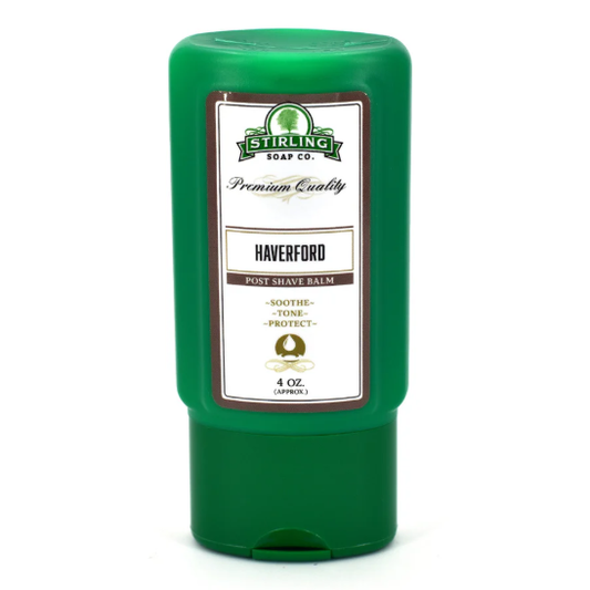 Stirling Soap Co. Haverford Shaving Collection Shaving Set Pasteur Pharmacy Post Shave Balm 4oz