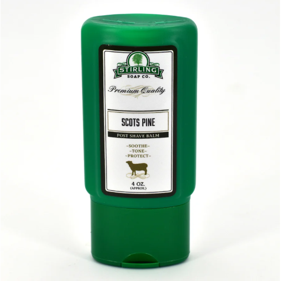 Stirling Soap Co. Scots Pine Shaving Collection Shaving Set Pasteur Pharmacy Post Shave Balm 4oz