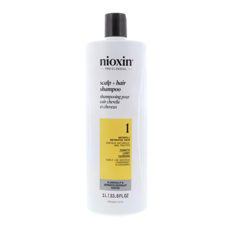 Nioxin System 1 Natural Hair Light Thinning Cleanser Shampoo 33.8oz Shampoo Pasteur Pharmacy