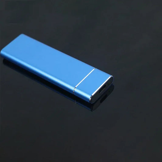 Color: SKY BLUE - Aluminum Alloy M.2 HDD Enclosure Case Hard Drive Box B-KEY External Hard Drive Box USB C Interface Support SATA & NVME Protocol