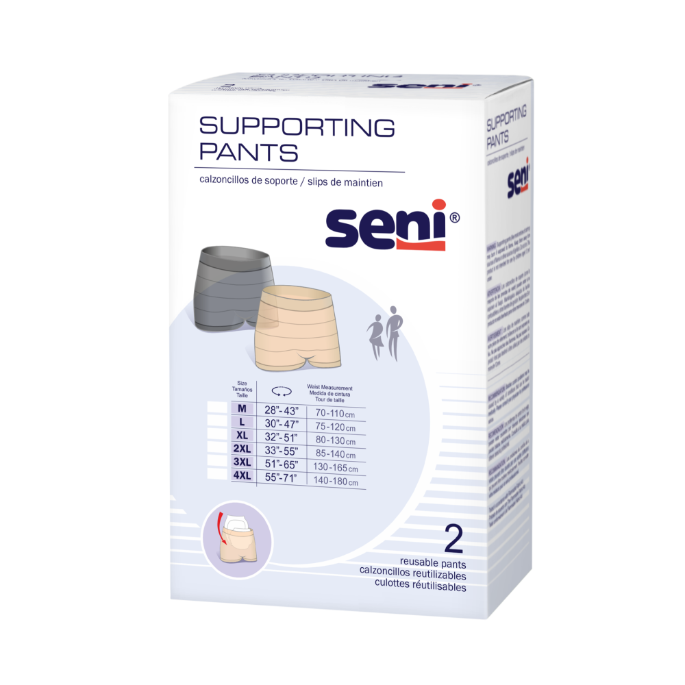 Seni Active Super Supporting Adult Pull-Up Diaper Pants, XL Size (2 Packs of 16, 32 Count Total) Incontinence Aids Pasteur Pharmacy