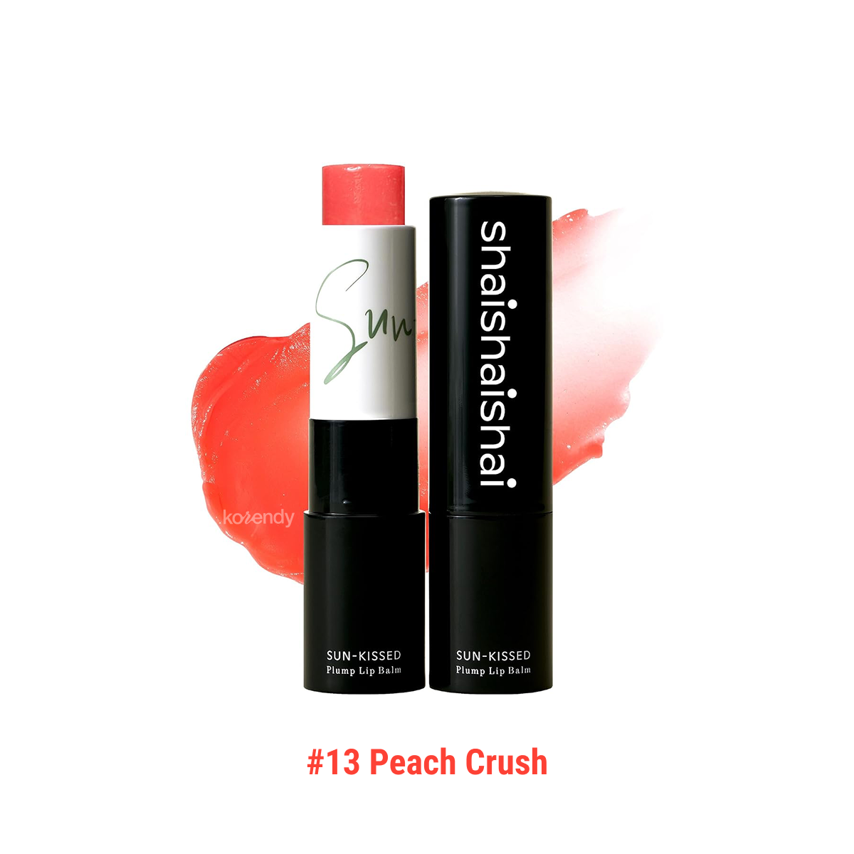 Bálsamo labial voluminizador Shaishaishai Sun-Kissed Peach Crush 4g