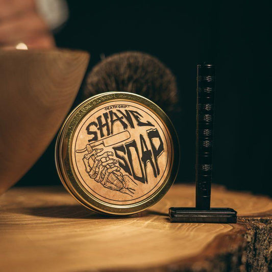 Death Grip Shave Soap 4 oz Shave Soap Pasteur Pharmacy