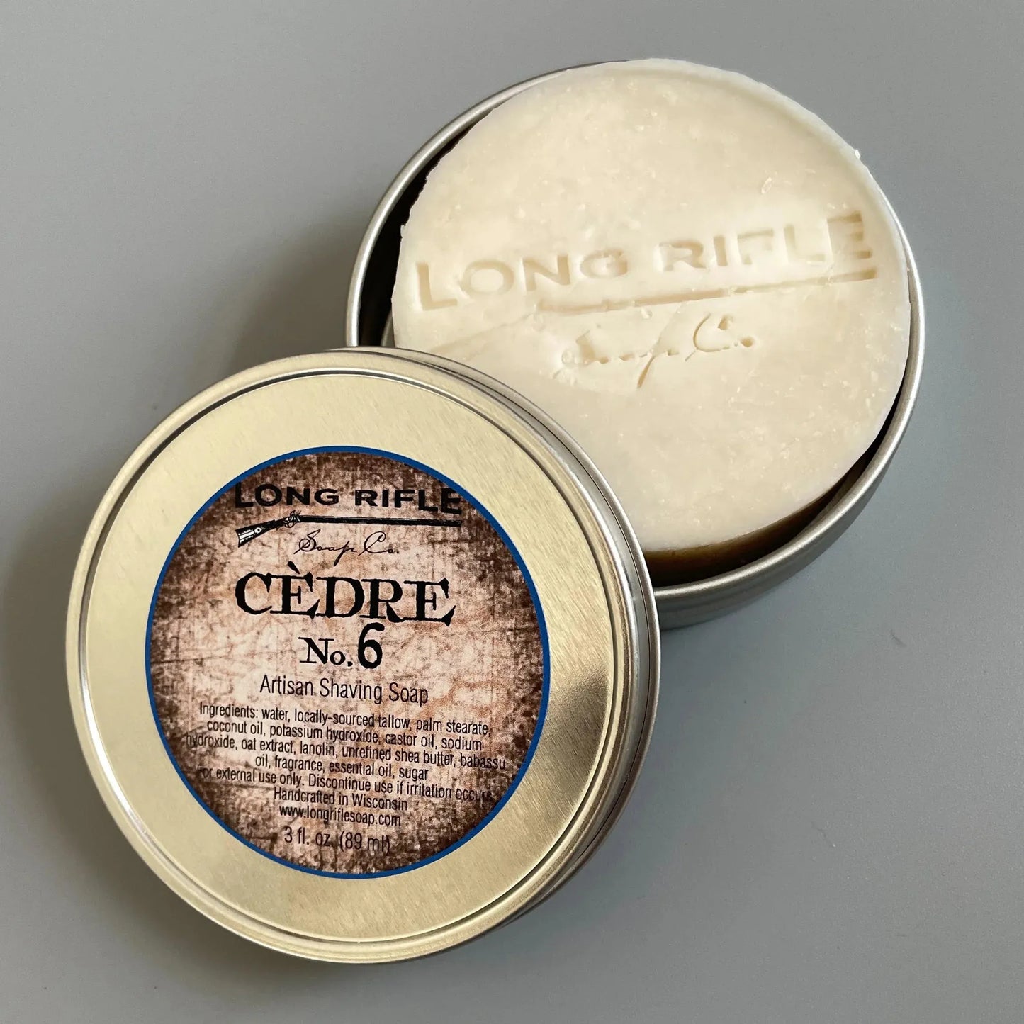Long Rifle Soap Co. Cedre No.6 Shaving Collection Shaving Set Pasteur Pharmacy