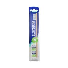 Elgydium Brosse/ toothbrush wood 100% natural bristles/Soft White - 0.8 Oz Toothbrush Pasteur Pharmacy