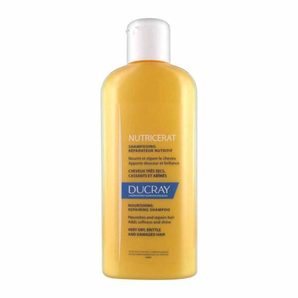 Ducray Nutricerat Repairing Shampoo 200ml - Nourishing Shampoo for Dry, Damaged Hair