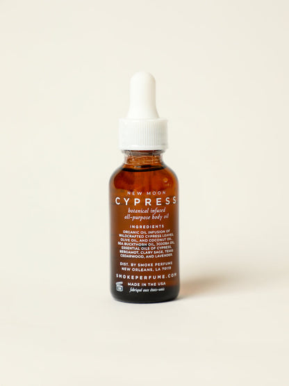 Smoke Perfume New Moon Cypress Body Oil Smoke Perfume
