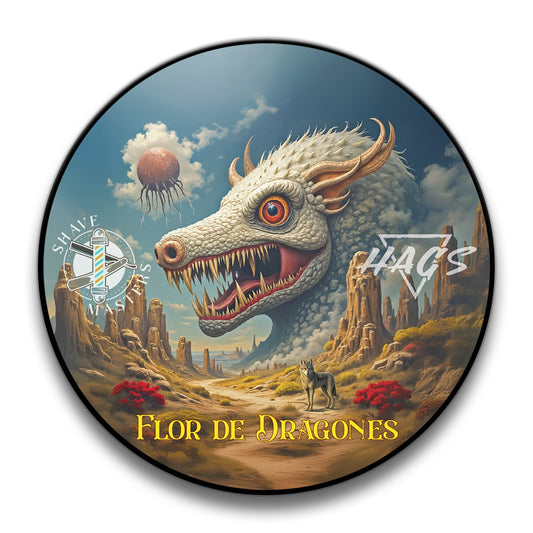 HAGS Flor De Dragones Shaving Collection Shaving Kit Pasteur Pharmacy Shaving Soap 4.02 Oz