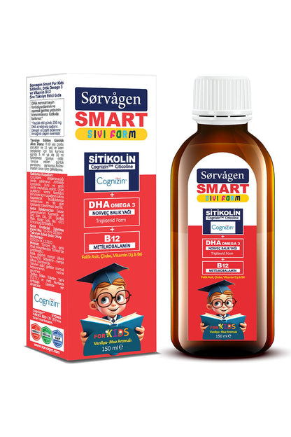 Sorvagen Smart Kids Citicoline forme liquide 150 ml