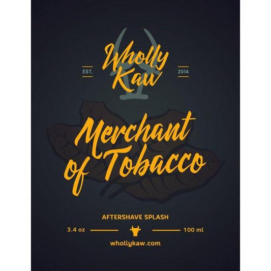 Wholly Kaw Merchant of Tobacco Shaving Collection Shaving Set Pasteur Pharmacy Aftershave Splash 4 oz