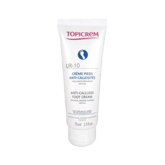 Topicrem SOS Repair Foot Cream 75ml - Intense Moisturization for Dry, Cracked Heels