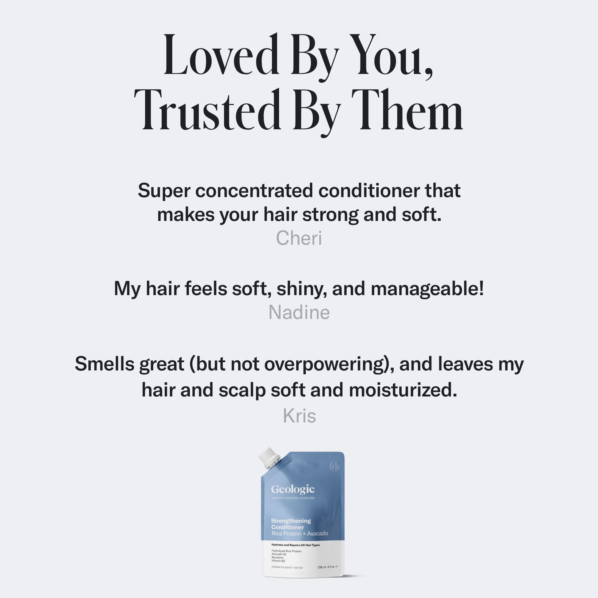 Strengthening Conditioner Hair Care Geologie