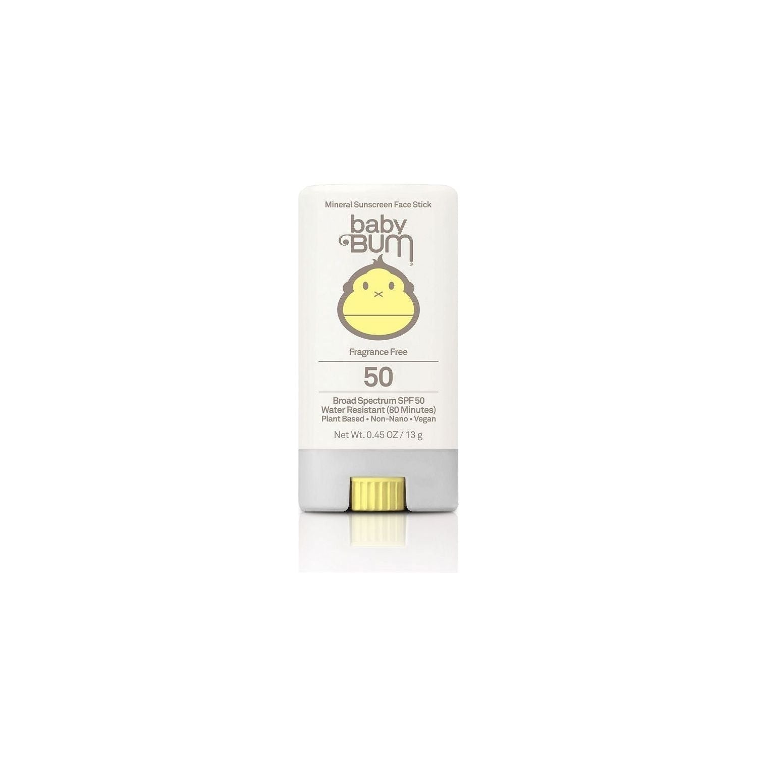 Sun Bum Baby Mineral SPF 50 Sunscreen Face Stick-Fragrance Free 0.45 oz Baby Sunscreen Pasteur Pharmacy
