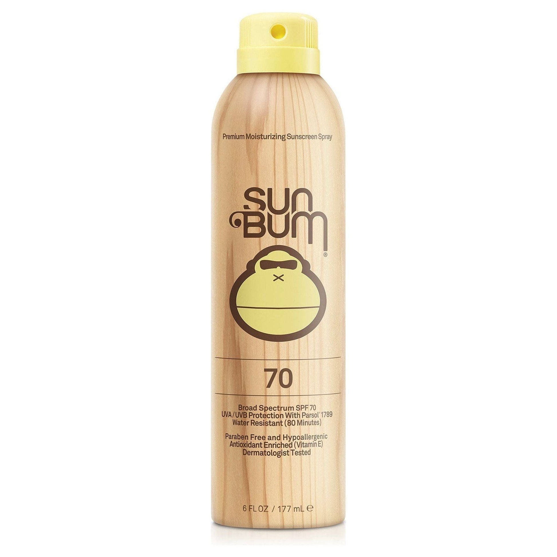 Sun Bum Original SPF 70 Sunscreen Spray 6 oz Sunscreen Spray Pasteur Pharmacy