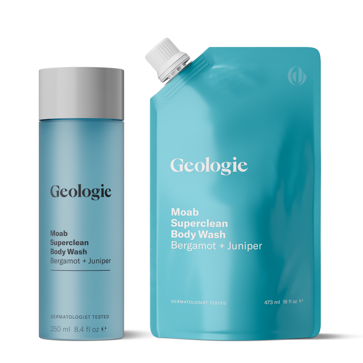 Geologie Superclean Body Wash Body Care Geologie Bottle + Refill Pouch Moab 2-Pack