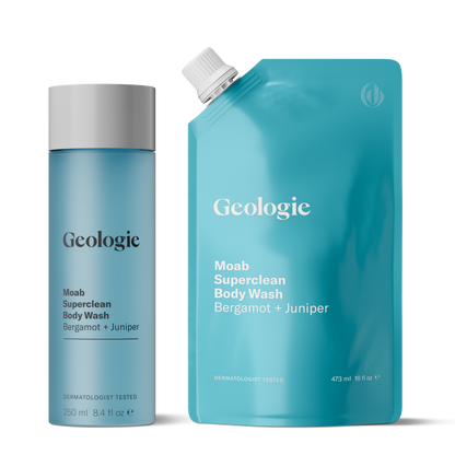 Geologie Superclean Body Wash Body Care Geologie Bottle + Refill Pouch Moab 2-Pack