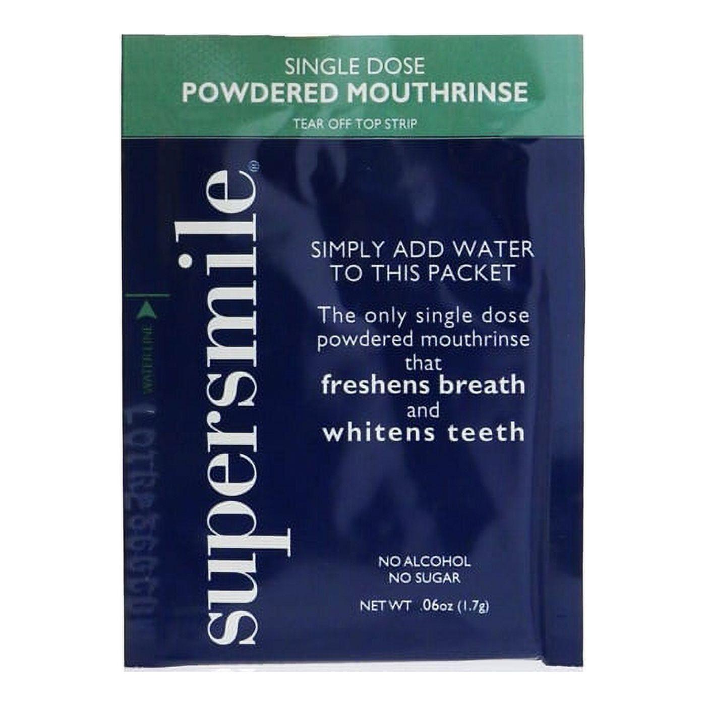 Supersmile Single Dose Powdered Mouthrinse (No Alcohol/Sugar) 60x1.7g Powdered Mouthrinse Pasteur Pharmacy