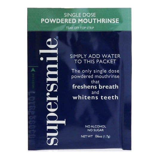 Supersmile Single Dose Powdered Mouthrinse (No Alcohol/Sugar) 60x1.7g Powdered Mouthrinse Pasteur Pharmacy