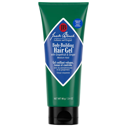 Gel coiffant Body-Building Jack Black - Produit coiffant nourrissant sans alcool à fixation moyenne