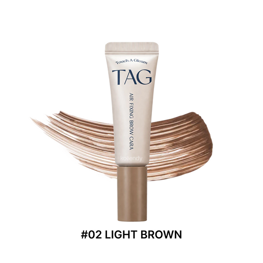 Tag Air Fixing Brow Cara Volumizing Micro Mascara 02 Light Brown 9g