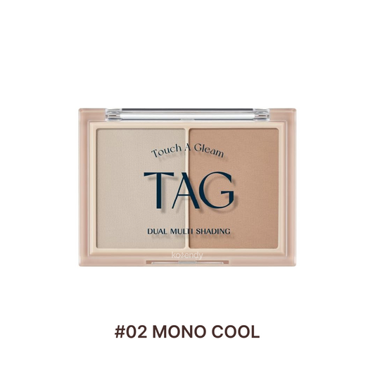 Tag Dual Multi Shading Natural Contour Palette 02 Mono Cool 9.4g