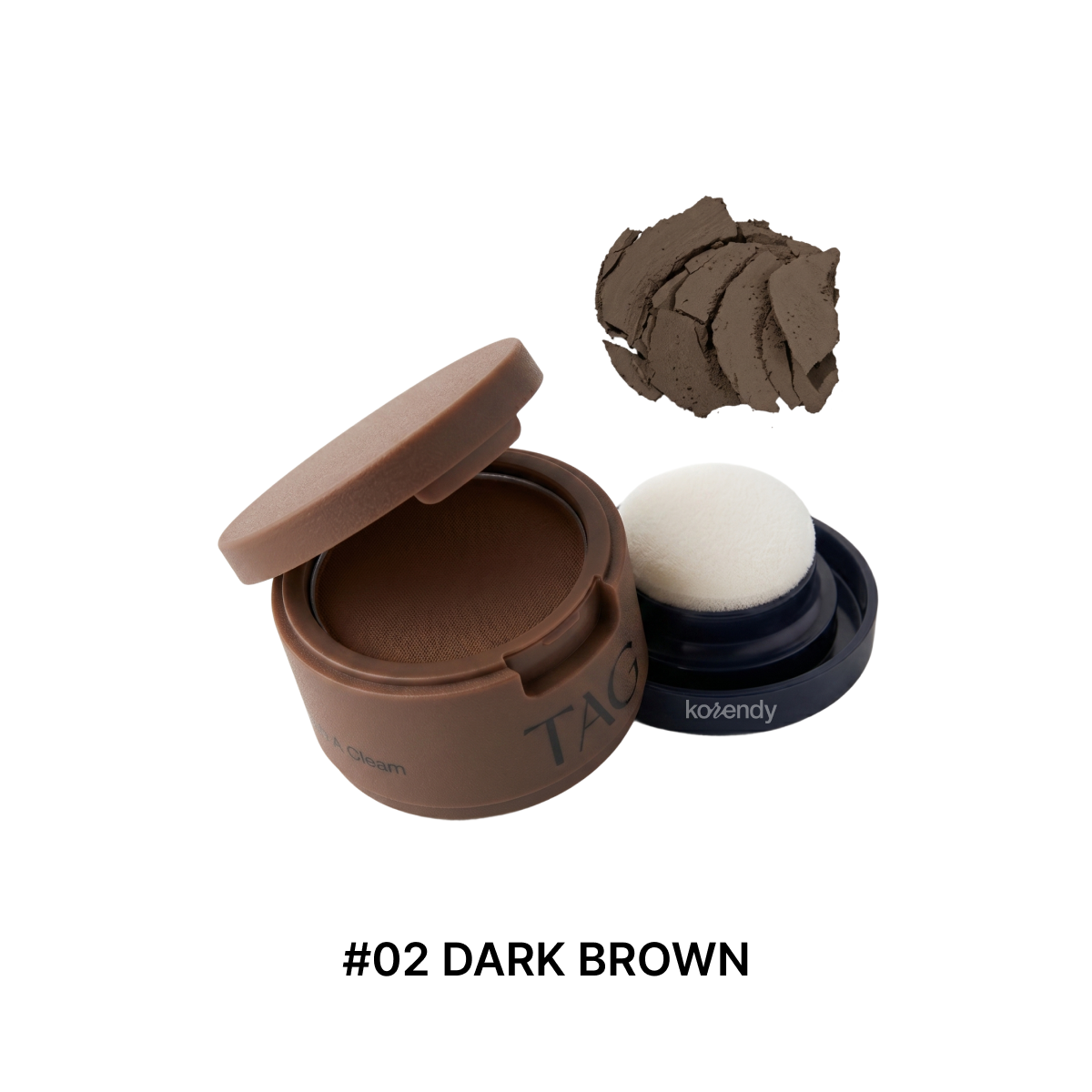 TAG Hair Contour Cushion Dark Brown Gap Filler 3.6g