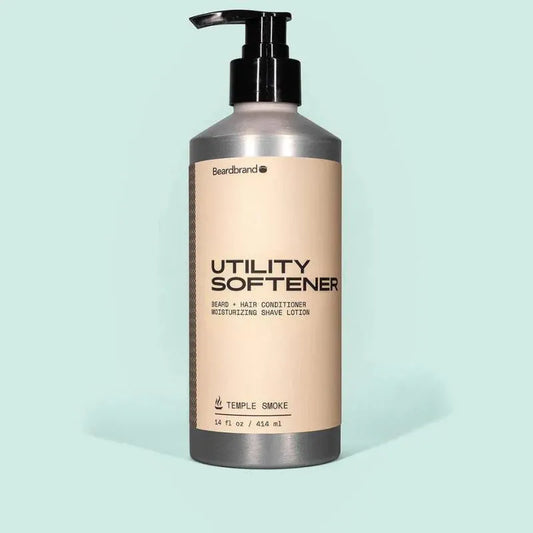 Beardbrand Temple Smoke Utility Softener 14 oz Beard Softener Pasteur Pharmacy