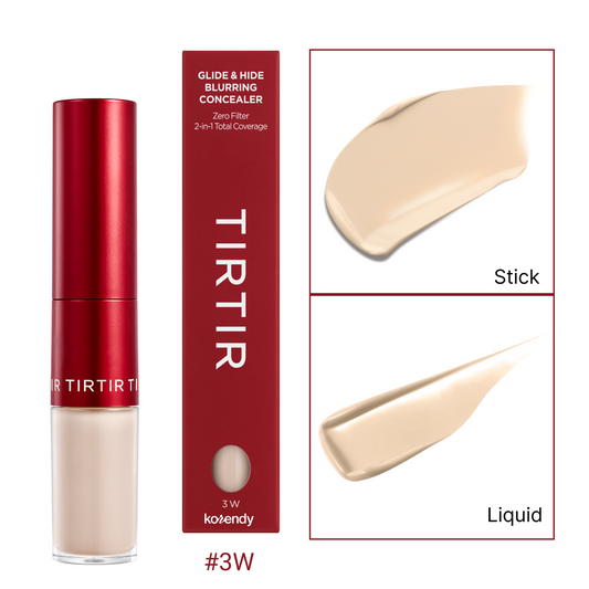 Tirtir Glide & Hide Blurring Concealer Dual-Ended Coverage 8g #3W