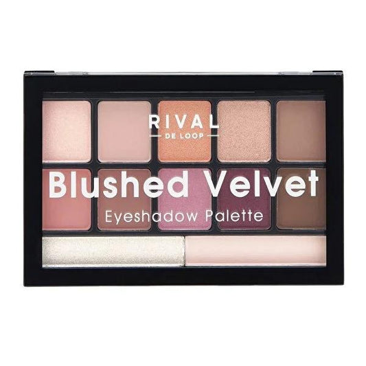Rival de Loop Eyeshadow Palette: Blush Velvet - Intense Color, Versatile Shades, Affordable Makeup Pallet, Highly Pigmented Eyeshadow Colors
