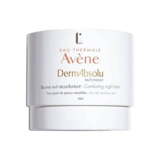 Baume Nuit Fondamental DermAbsolu d’Avène : Soin anti-âge, raffermissant et apaisant pour peaux sensibles | Acide hyaluronique, Polyphénols de vanille