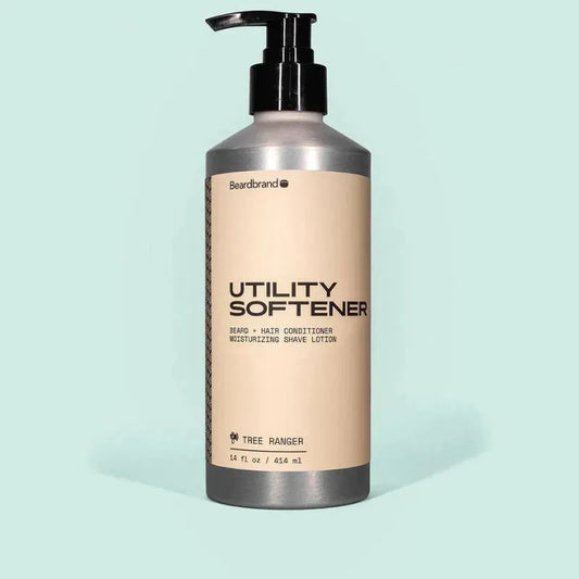 Beardbrand Tree Ranger Utility Softener 14 oz Beard Softener Pasteur Pharmacy