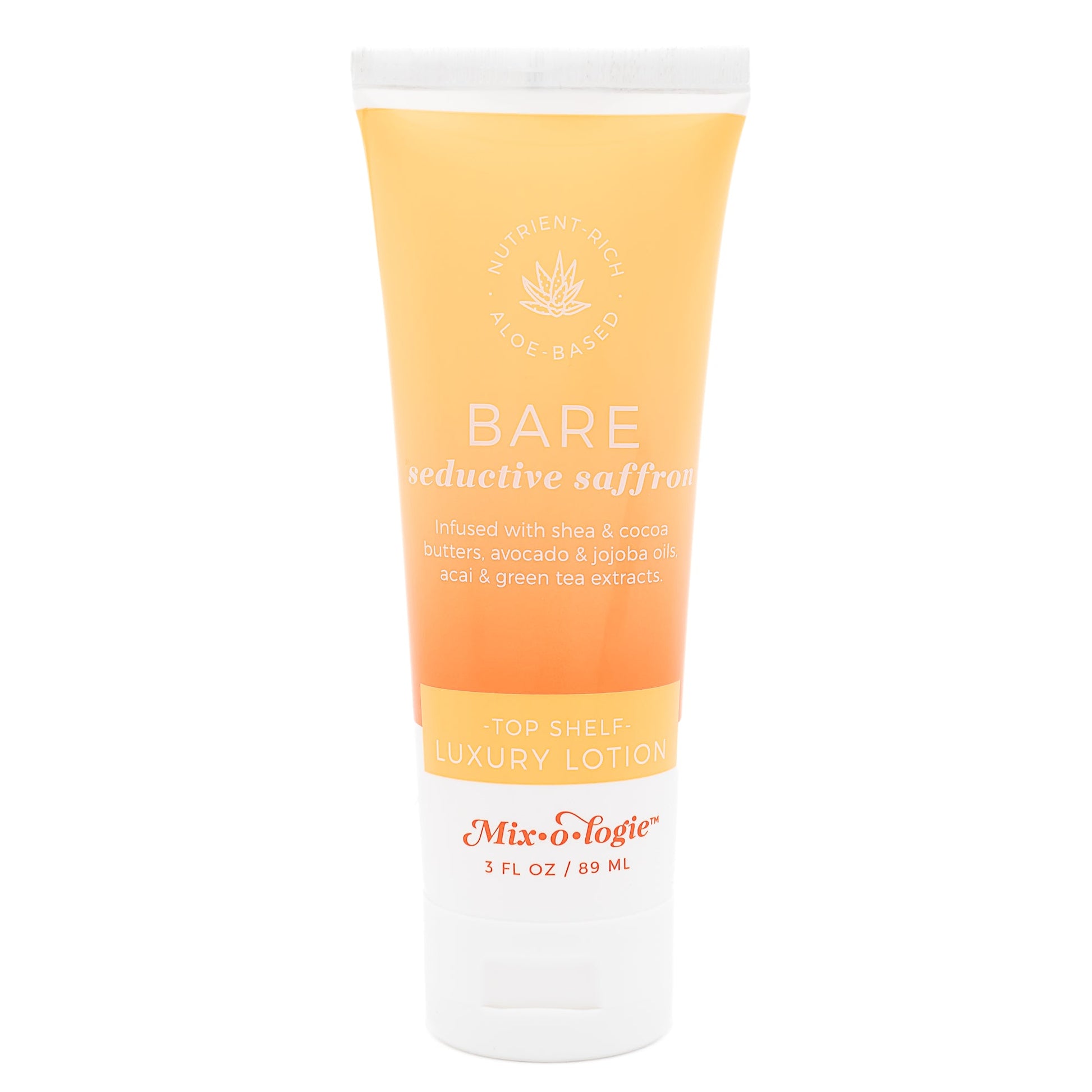 Bare (seductive saffron) | Top Shelf Luxury Lotion (3 Fl. Oz) Women's Lotion MIXOLOGIE