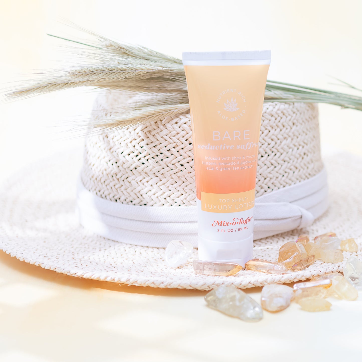 Bare (seductive saffron) | Top Shelf Luxury Lotion (3 Fl. Oz) Women's Lotion MIXOLOGIE
