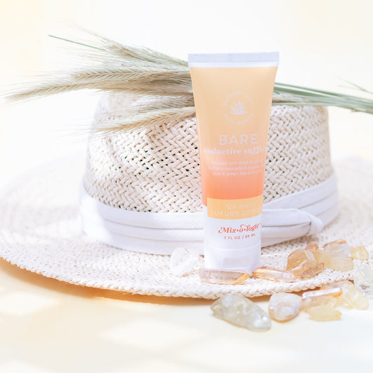 Bare (seductive saffron) | Top Shelf Luxury Lotion (3 Fl. Oz) Women's Lotion MIXOLOGIE